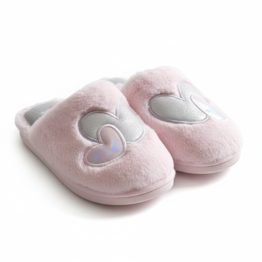 Pantufla corazón